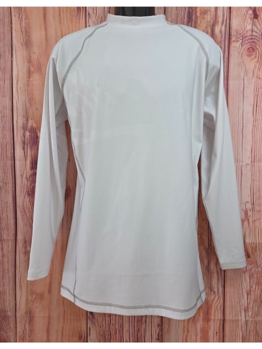 Footjoy White Thermal Base Layer Long Sleeve Shirt Size Large